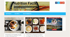 Desktop Screenshot of nutritionfacts.us